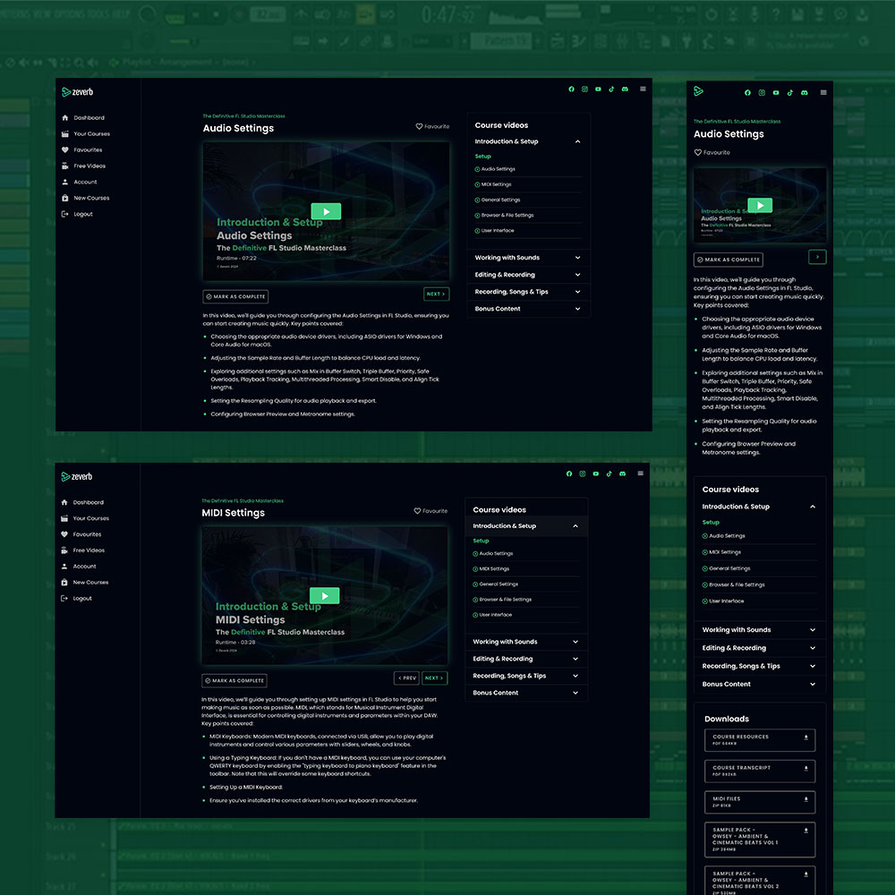 Zeverb Website Design by Element Seven responsive, modern