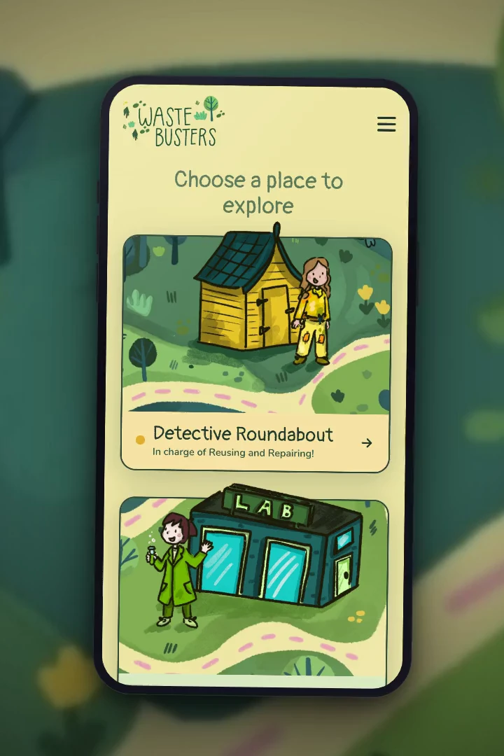 Waste Busters website